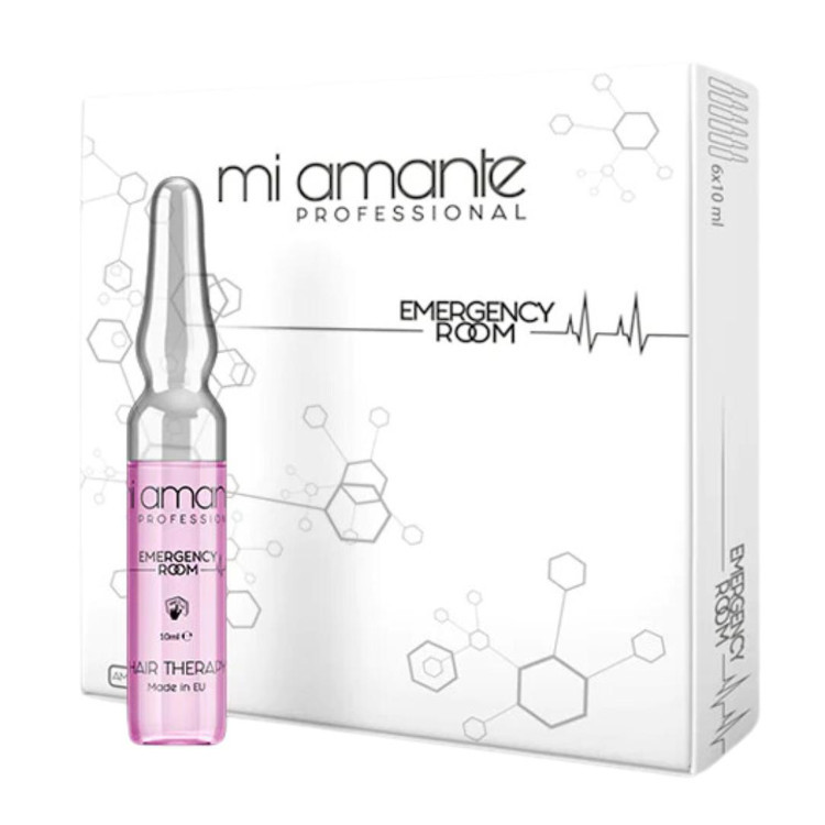 Възстановяващи ампули за третирана коса Mi Amante Emergency Room Ampoules 6x10 ml.