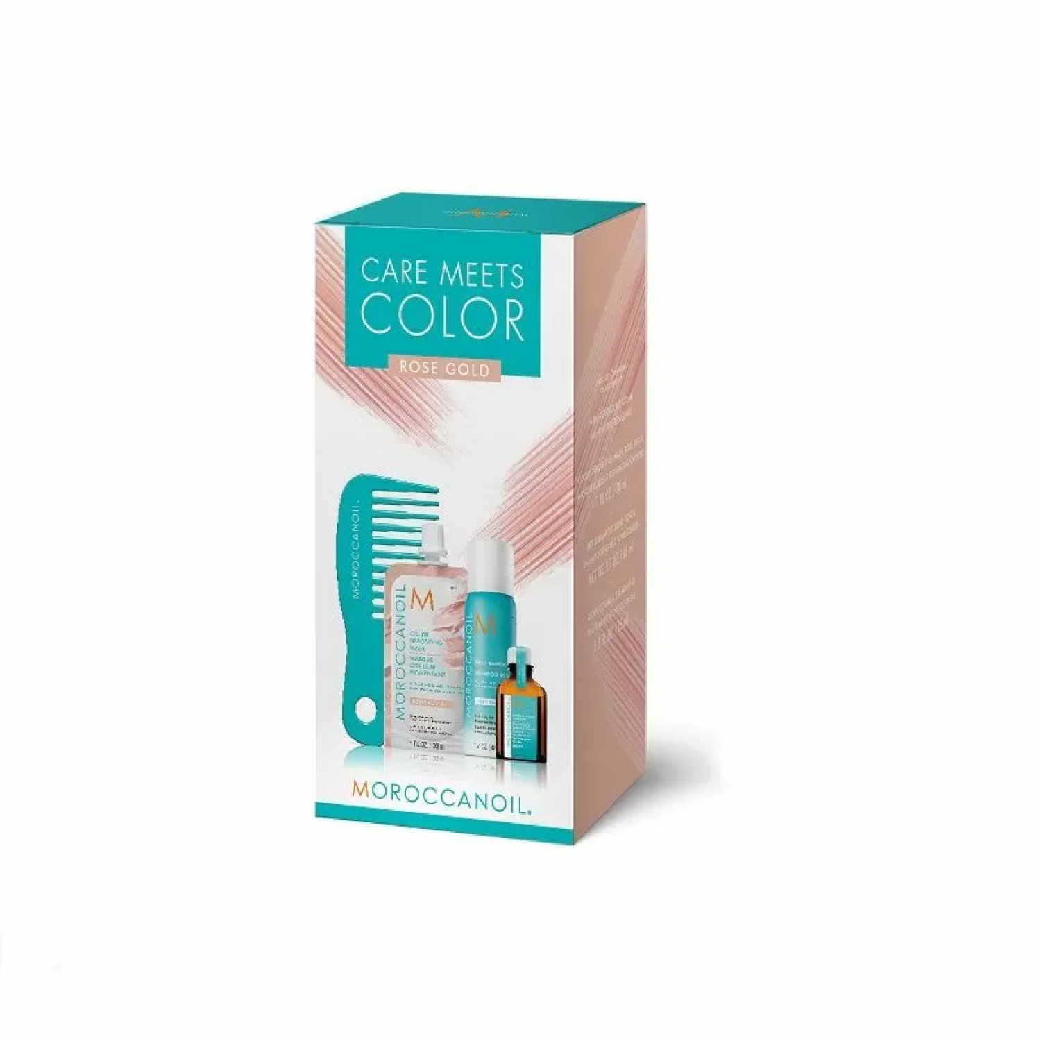 Moroccanoil Care Meets Color Rose Gold