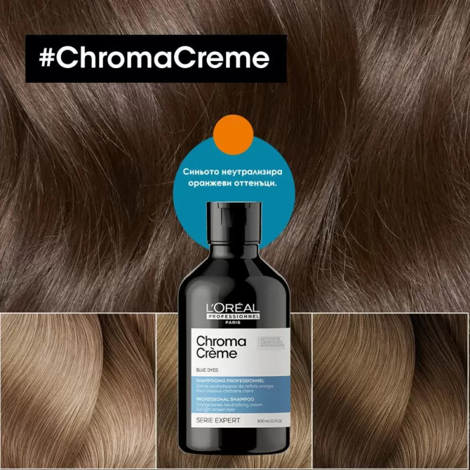 L'Oréal  Professionnel Chroma Crème Blue Shampoo