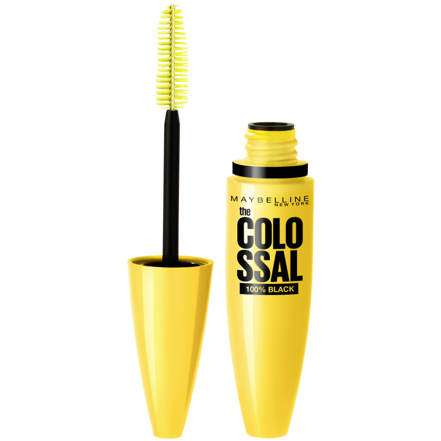 MAYBELLINE NEW YORK VOLUME EXPRESS COLOSSAL 100% BLACK MASCARA