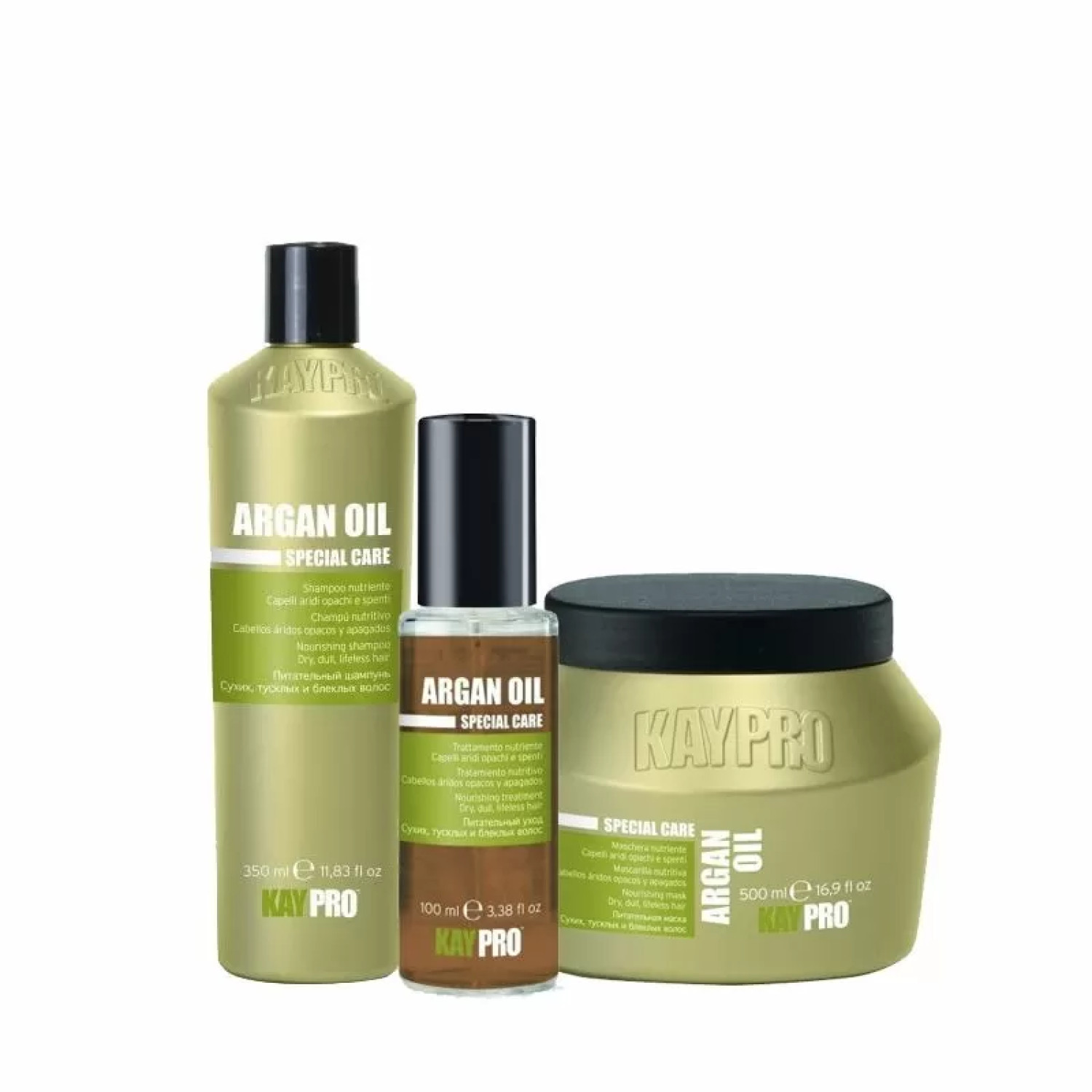 KayPro Argan Trio Shampoo, Mask & Oil