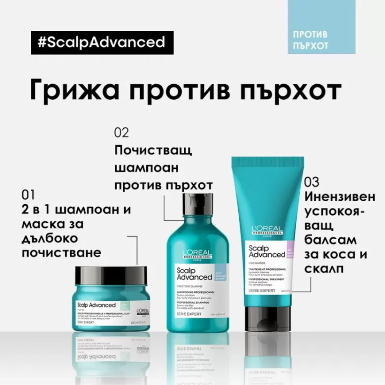 L'Oréal  Professionnel Scalp Advanced Anti-Dandruff Dermo-Clarifier Shampoo