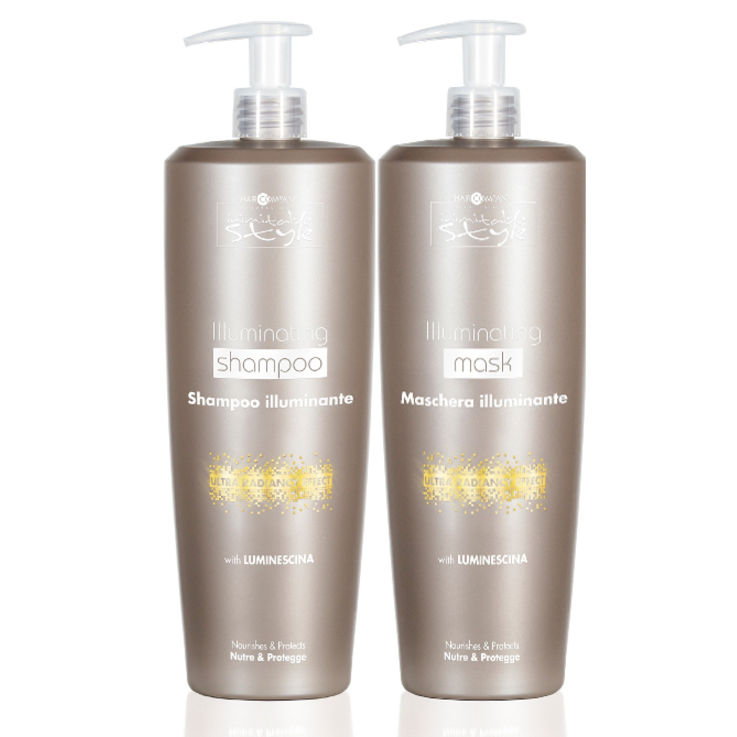 Hair Company Inimitable Care Illuminating Shampoo&Mask 1000ml